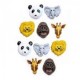 Boutons Dress It Up : Animal World - Animaux de Monde - Boutons 3D