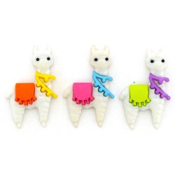 Boutons Dress It Up : Who's Your Llama / Lama - Boutons 3D