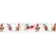 Ruban de Noël - Santa's Elves- 25mm Ruban Taffetas - Vendu par Mètre