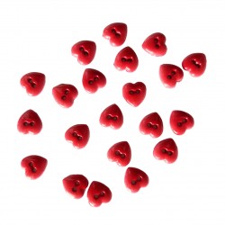 Boutons Dress It Up - Button Fun Red Hearts / Mini Boutons Coeur Rouge