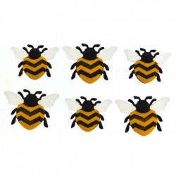 Boutons Dress It Up : Bee Happy - Abeille - Boutons 3D