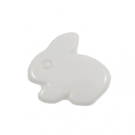 Bouton Lapin 13mm ou 17mm avec Attache Dos Lot de 6 - Couleur au Choix