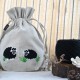 Sac Projet Tricot / Crochet- Meadow - Lantern Moon - Naturel / Noir