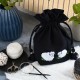 Sac Projet Tricot / Crochet- Meadow - Lantern Moon - Noir /Blanc