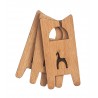 Bobinettes pour Tricot en Bois - En forme de Rectangle - Grande