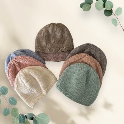 Bonnet de Naissance en Laine De Luxe Mérinos