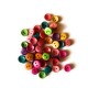 Boutons en Bois 10mm Multicolore - Lot de 50