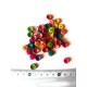 Boutons en Bois 10mm Multicolore - Lot de 50