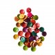 Boutons en Bois 15mm Multicolore - Lot de 50