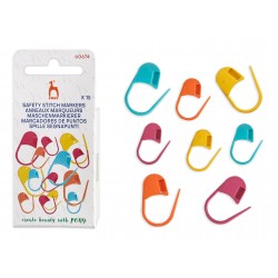 Anneaux Marqueurs Fermable pour Tricot - Lot de 15 - Pony